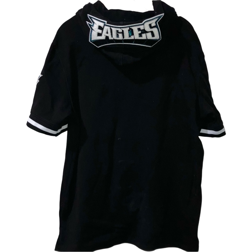 Pro Standard Philadelphia Eagles Short Sleeve Hoodie Jalen Hurts Men's Size L - Picture 4 of 8